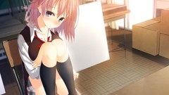 Love Anime anime girls seifuku kagome underwear panties 