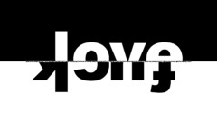 Love Fuck text Typography