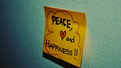 Love happiness Hearts peace Sticker