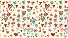 Love Hearts valentines day cartoonish girly