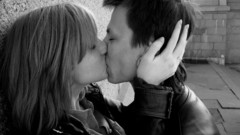 Love kissing couple lovers