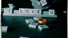 Love letters scrabble