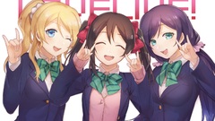 Love Live! toujou nozomi yazawa nico Ayase Eri school uniform