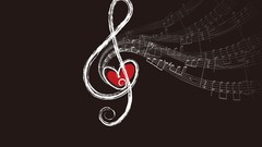 Love Music notes brown
