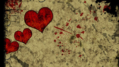 Love patterns abstract Hearts epistle