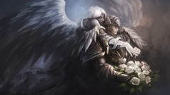 Love roses paintings Priest drawings angels fan art world of 