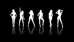 Love seis mujeres abstract