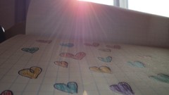 Love sketches notebook paper