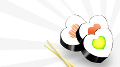 Love sushi Hearts chopsticks