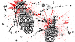 Love text Typography Grenades