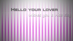 Love white pink baby