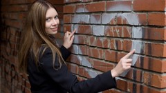 Love woman blue eyes brunettes models Kei A