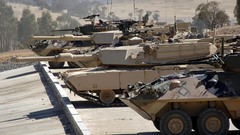 M1A1 Abrams MBT military