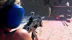 Machine gun girls with