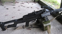 Machine gun Russians PKM