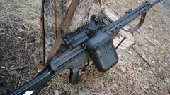 Machine gun weapons hk