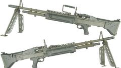 Machine gun weapons m-60
