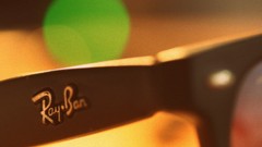 Macro bokeh sunglasses ray ban