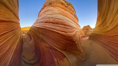 Macro canyon sandstone rock formations