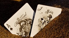 Macro Cards Objects ace of spades Joker playing card