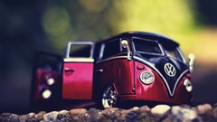 Macro cars Objects toys (children) scale models Volkswagen 