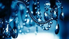 Macro chandelier bokeh jewels