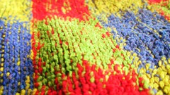 Macro fabric multicolor fabrics checkered