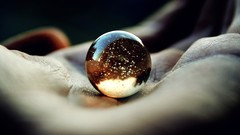 Macro Hancock promise marbles glass balls