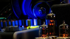 Macro Music headphones mixer long exposure