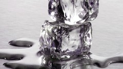 Macro nature water ice cubes