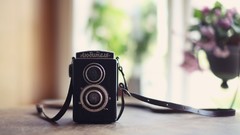 Macro old USSR Cameras Cyrillic