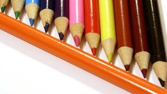 Macro Pencils white background colors colored pencils 2008