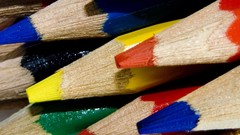 Macro Pencils white background colors colored pencils
