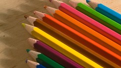 Macro Pencils white background colors colored pencils
