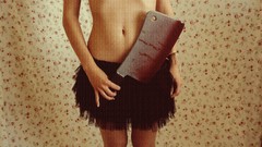 Macro roses Chopper black skirts