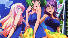 Macross frontier meganekko swimsuits