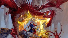 Mage Dragons fantasy art