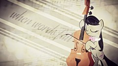 Magic cello Octavia ponies my little pony My Little Pony: 