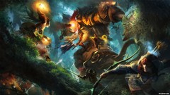 Magic Dota 2 artwork windrunner fantasy art zi