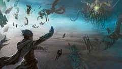 Magic Monsters magic: the gathering fantasy art Jace Beleren 