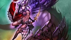 Magic red eyes artwork video games dominance war long ears