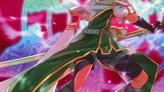 Magic Swords anime girls braids yellow eyes scans Bunbun 