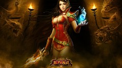 Magic woman mage artwork video games Perfect World