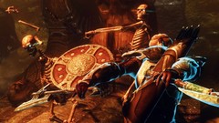 Magic woman weapons armor Warriors skeletons the elder scrolls 