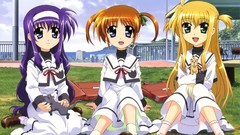 Mahou shoujo lyrical nanoha seifuku takamachi nanoha suzuka