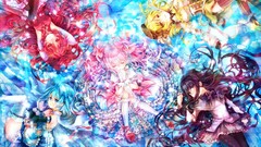 Mahou shoujo madoka magica akemi homura kaname madoka tomoe 