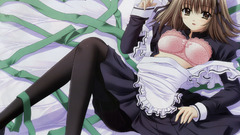 Maids open shirt Nishimata