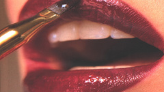 Makeup girl sweety lips