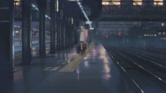 Makoto Shinkai train stations