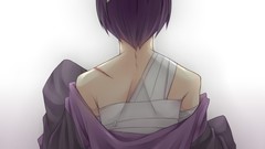 Male vocaloid purple hair Simple Background anime boys Vocaloid 